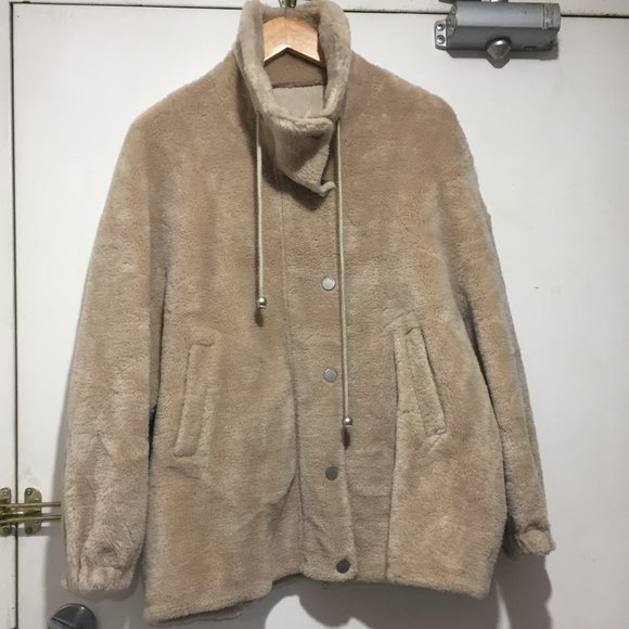 ASM ANNA AUSTRALIAN WOOL OVERSIZED TEDDY JACKETS SIZE M - Picture 1 of 9
